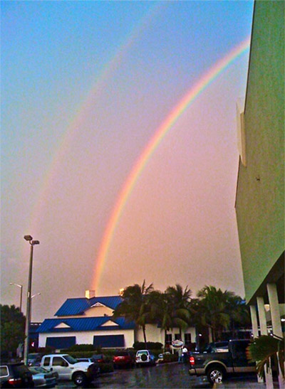 It's a Double Rainbow!