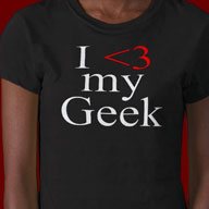 I love my geek t-shirts