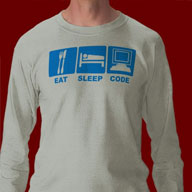 Eat Sleep Code Shirts