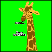 Moo...I'm A Donkey