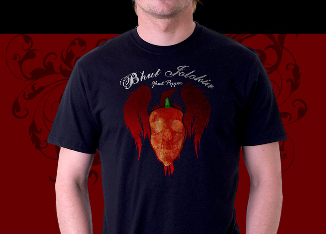 Ghost Pepper Shirt Design